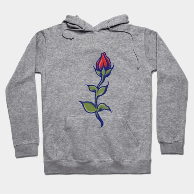 Vintage Rose Hoodie by bubbsnugg